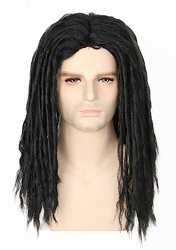 Topcosplay Dreadlocks Perücke Rasta Reggae Rastafari Perücke Cosplay Perücke für Halloween Karneval (Schwarz) von Topcosplay