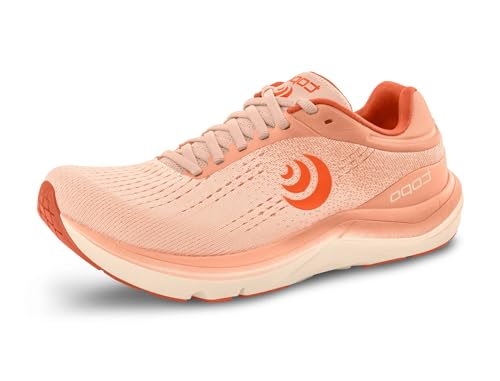 Topo Athletic Magnifly 5 Damen Straßenlaufschuhe, bequem, leicht, gepolstert, langlebig, 0 mm, Straßenlaufschuhe, Sportschuhe für Straßenlauf, Pink/Pink, 40.5 EU von Topo Athletic