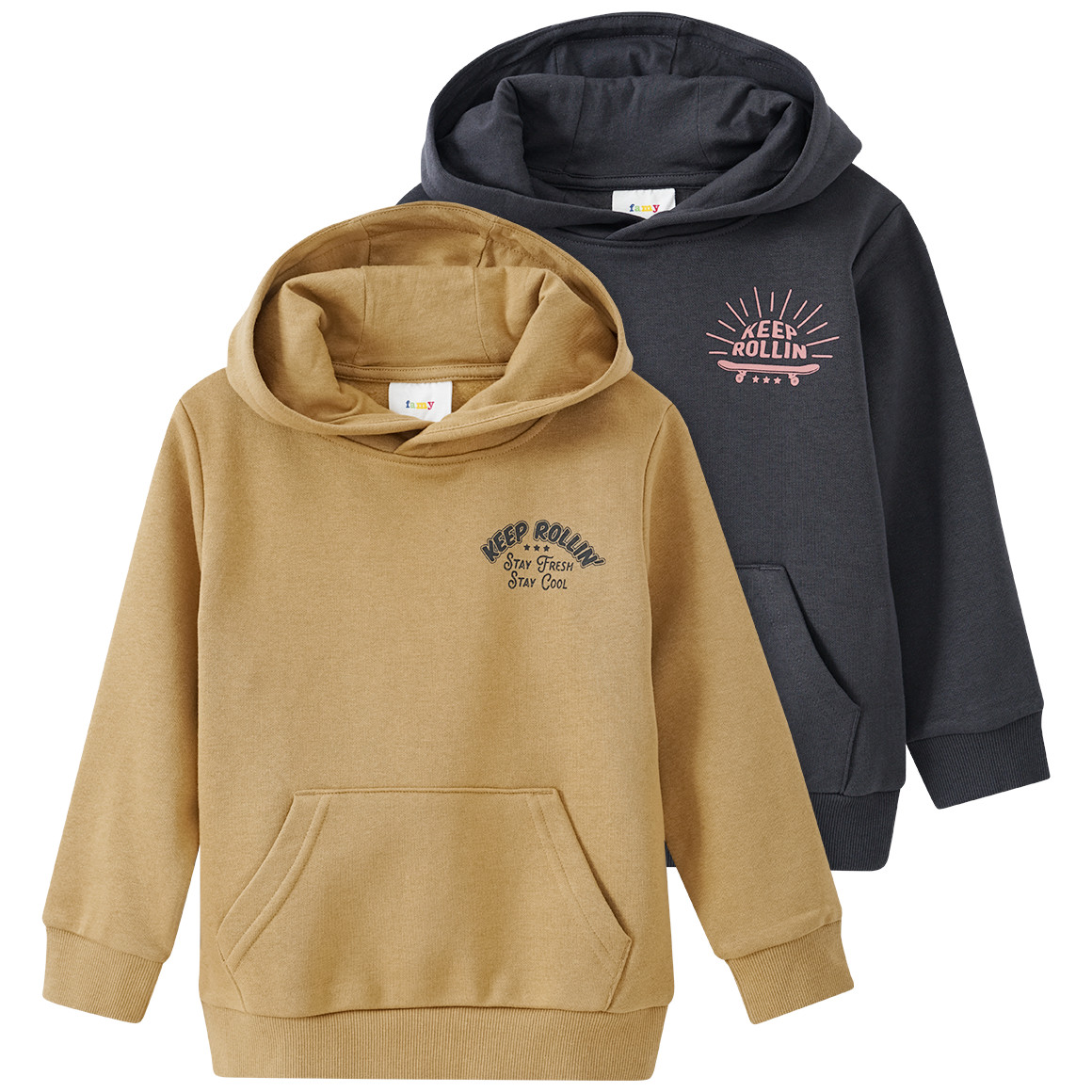 2 Jungen Hoodies mit kleinem Print von Topolino