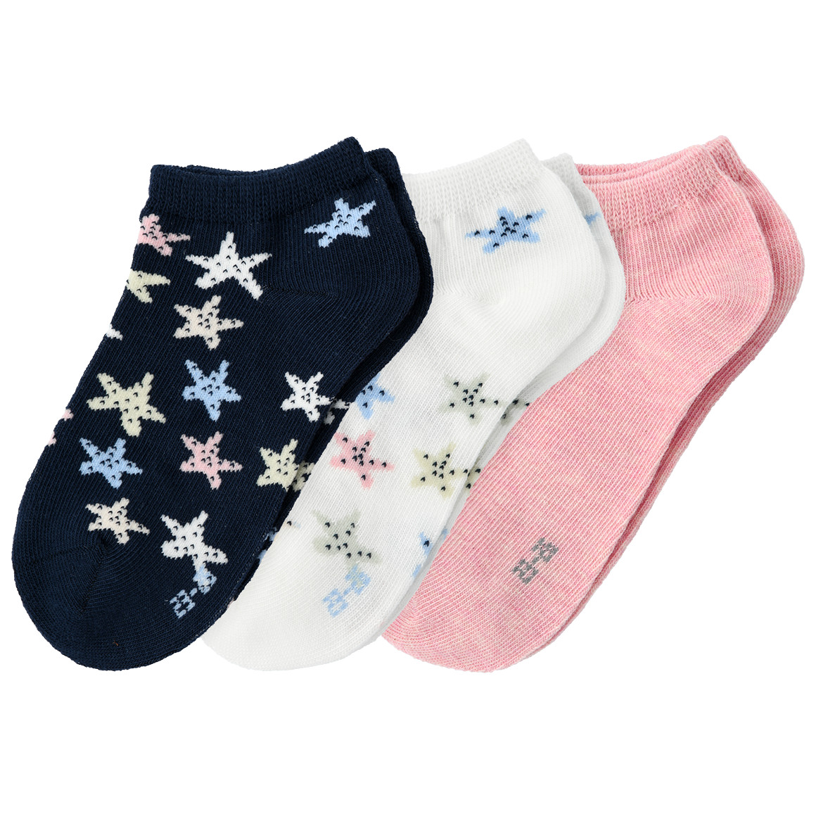 3 Paar Mädchen Sneaker-Socken im Set 3 Paar Mädchen Sneaker-Socken im Set von Topolino