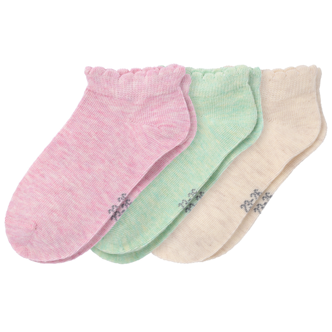3 Paar Mädchen Sneaker-Socken im Set 3 Paar Mädchen Sneaker-Socken im Set von Topolino