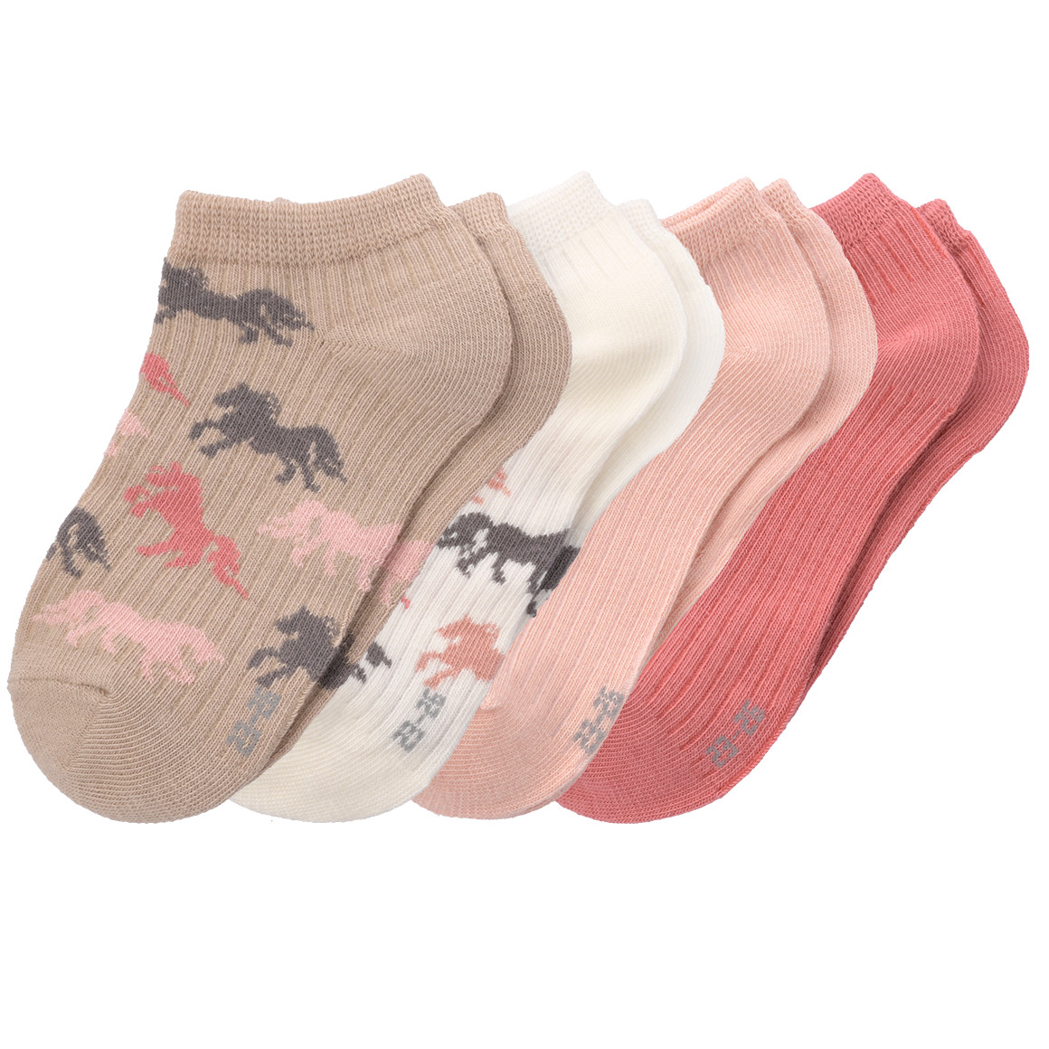 4 Paar Mädchen Sneaker-Socken im Set 4 Paar Mädchen Sneaker-Socken im Set von Topolino