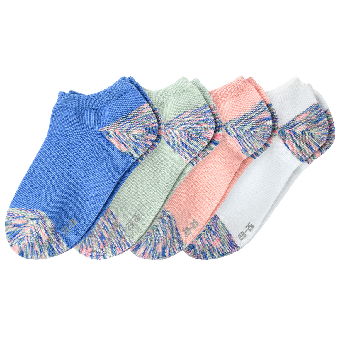 4 Paar Mädchen Sneaker-Socken mit Spacegarn 4 Paar Mädchen Sneaker-Socken mit Spacegarn von Topolino