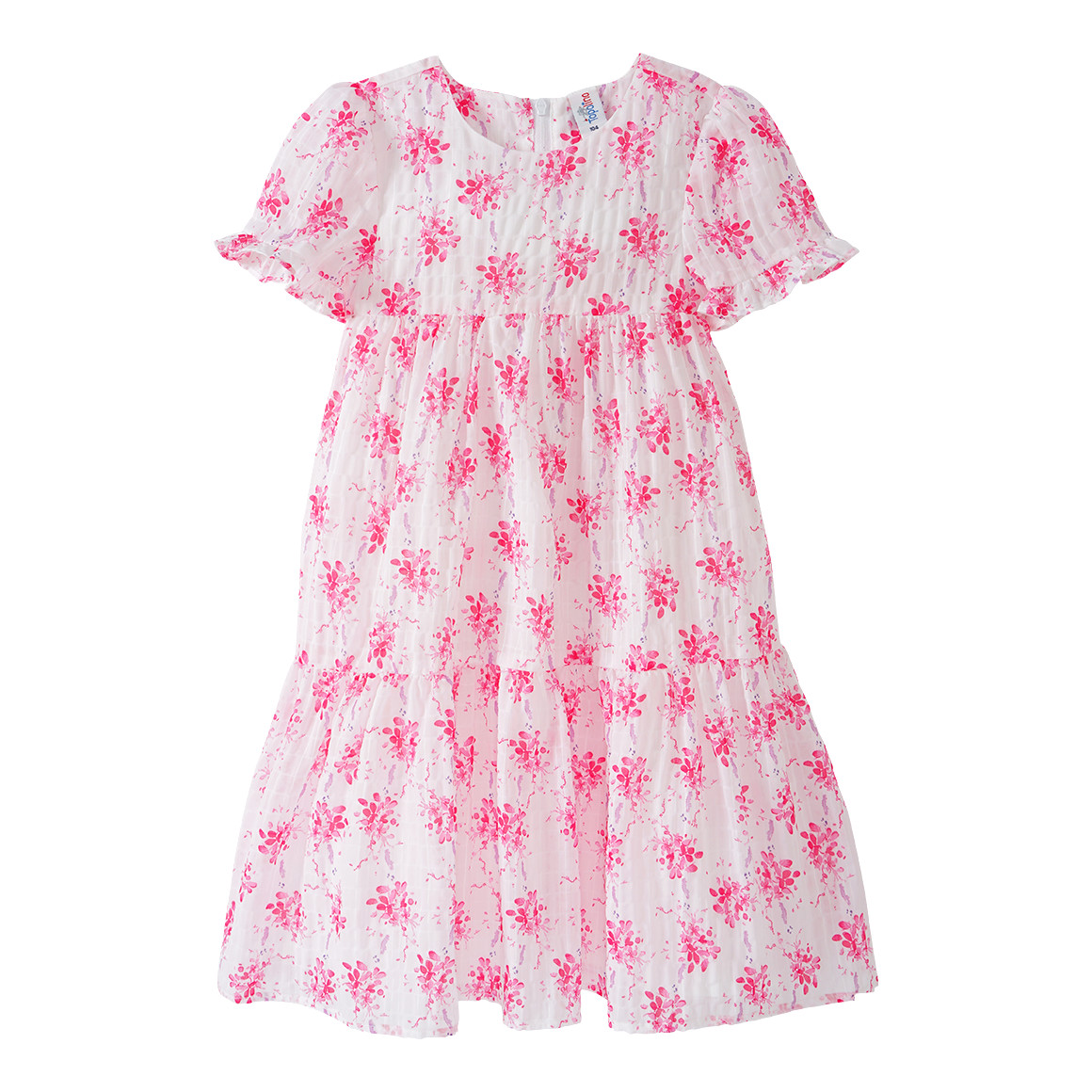 Festliches Mädchen Kleid mit Blumen-Muster Festliches Mädchen Kleid mit Blumen-Muster von Topolino