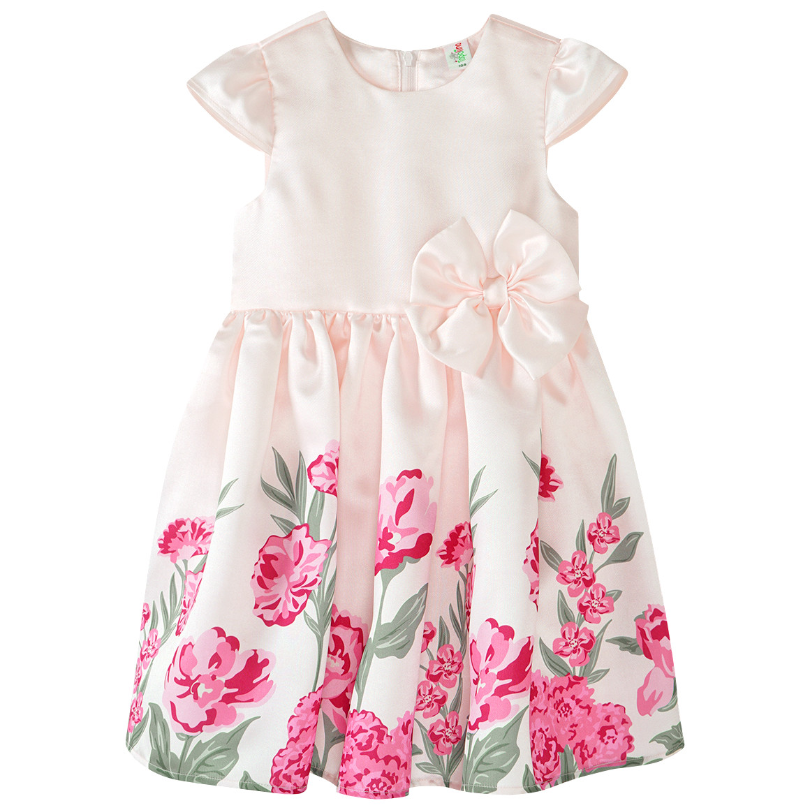 Festliches Mädchen Kleid mit Blumen-Print Festliches Mädchen Kleid mit Blumen-Print von Topolino