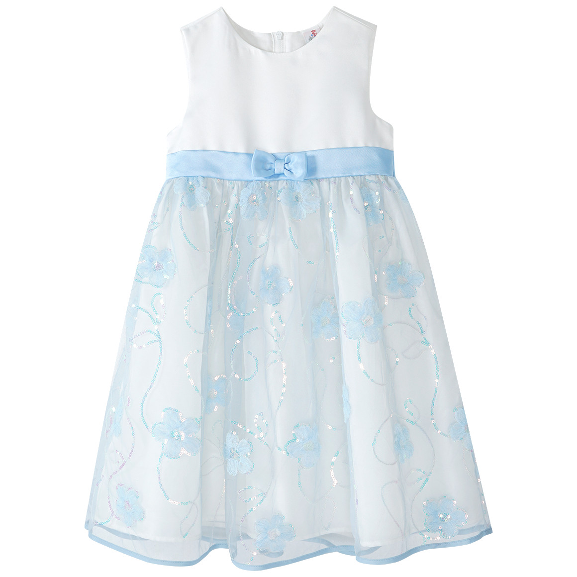 Festliches Mädchen Kleid mit Zierschleife Festliches Mädchen Kleid mit Zierschleife von Topolino