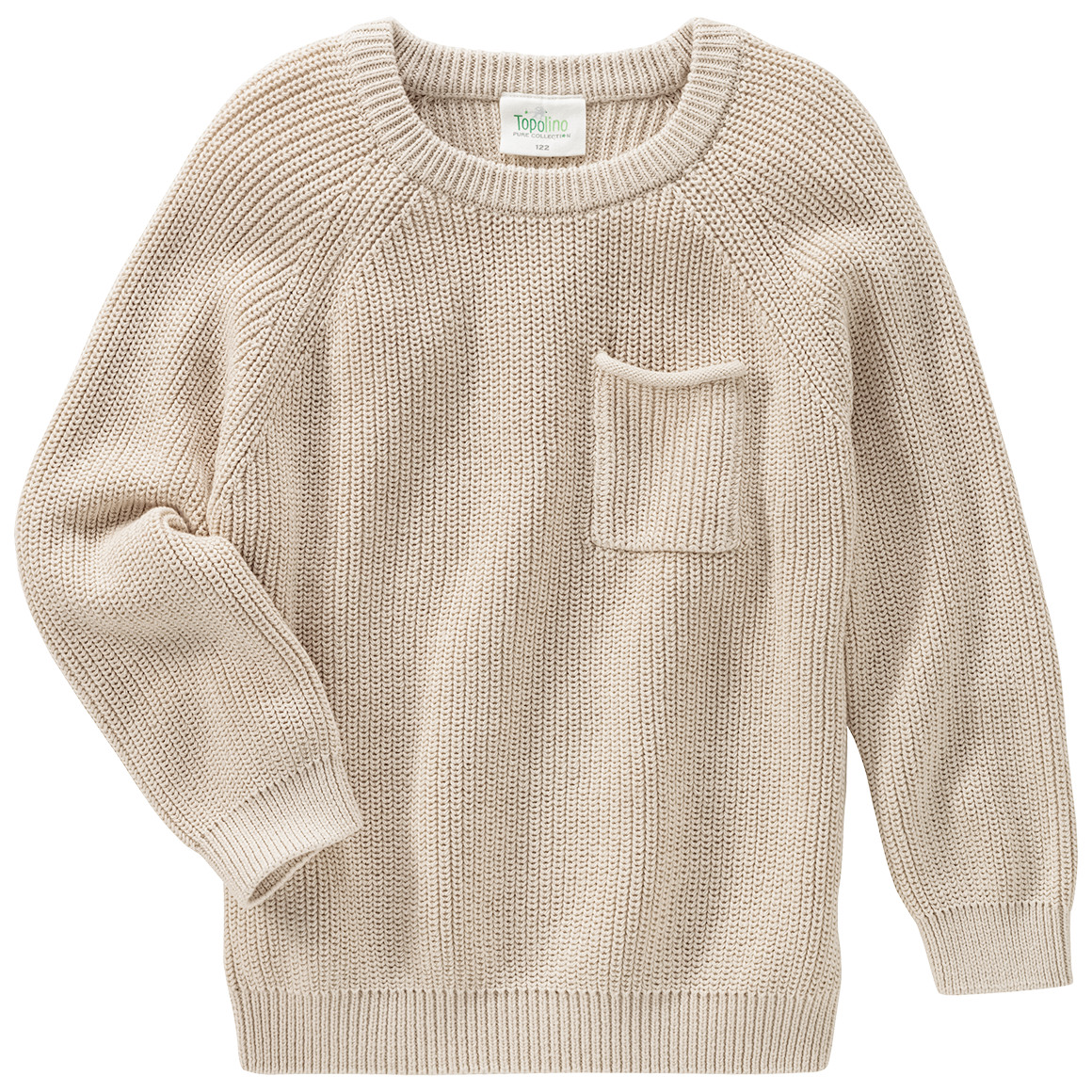 Jungen Strickpullover mit Raglanärmeln Jungen Strickpullover mit Raglanärmeln von Topolino