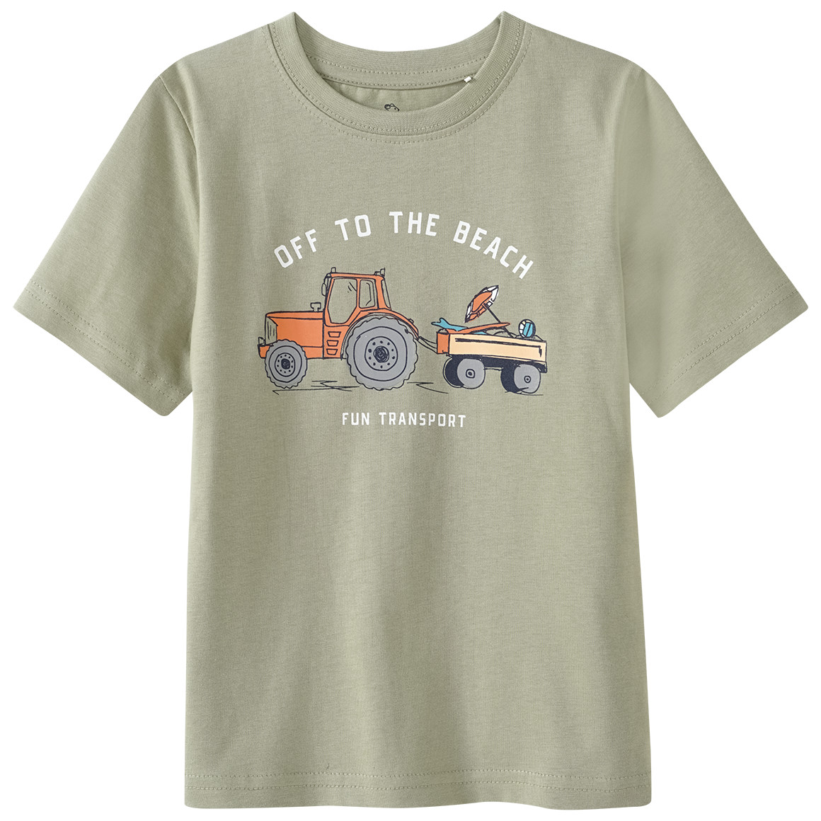 Jungen T-Shirt mit Trecker-Motiv von Topolino