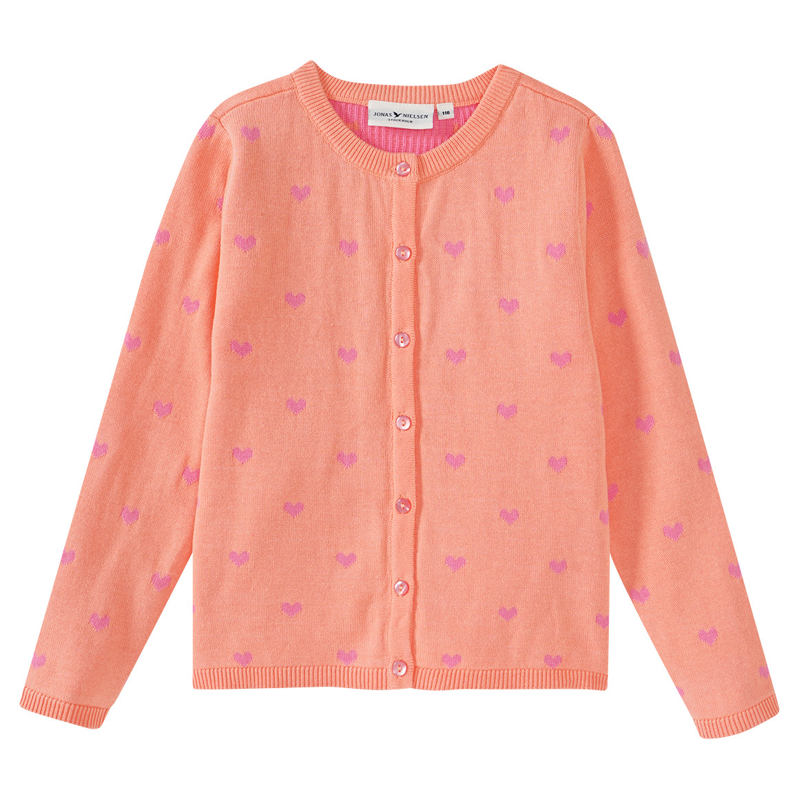 Mädchen Cardigan mit Herz-Allover Mädchen Cardigan mit Herz-Allover von Topolino