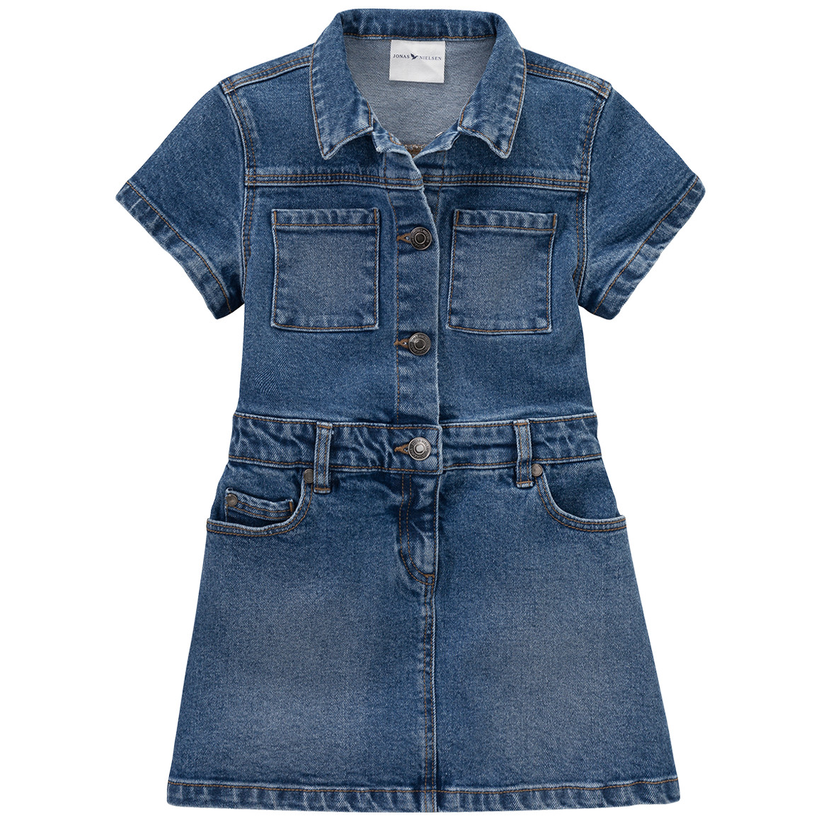 Mädchen Jeanskleid in Denim-Optik Mädchen Jeanskleid in Denim-Optik von Topolino