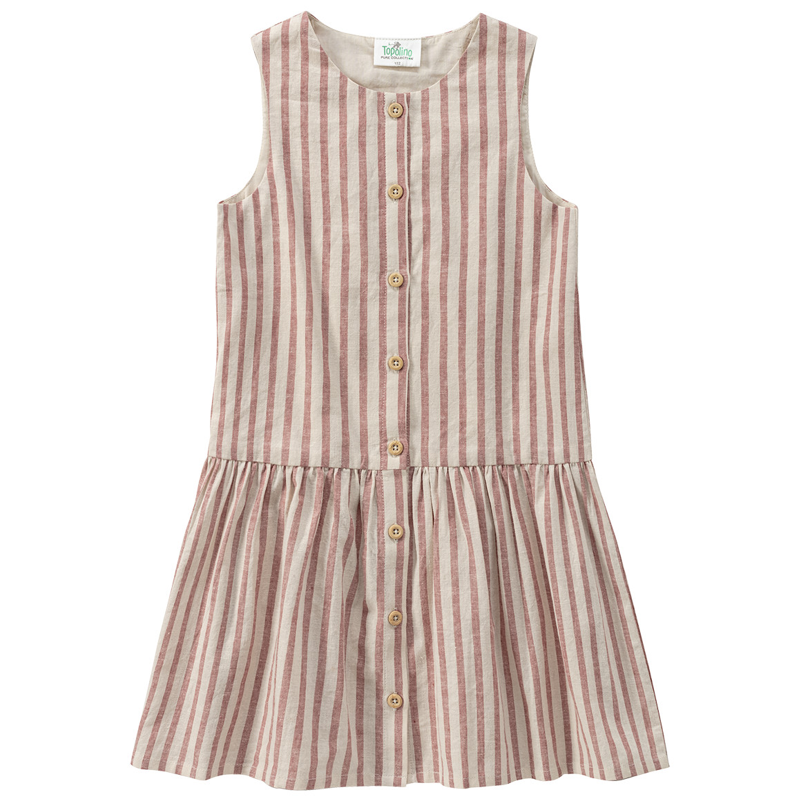 Mädchen Kleid aus Leinen-Mix Mädchen Kleid aus Leinen-Mix von Topolino