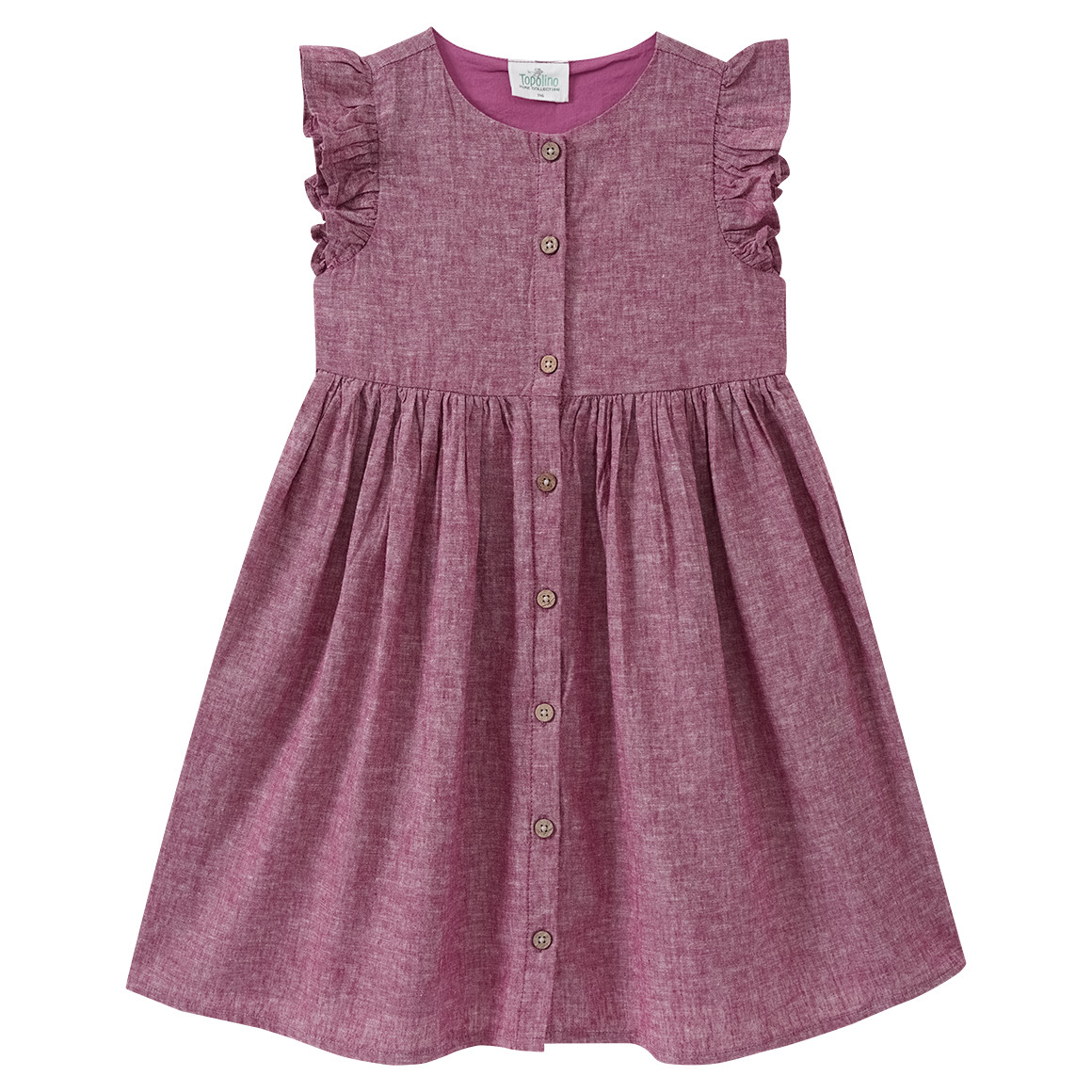 Mädchen Kleid aus Leinen-Mix Mädchen Kleid aus Leinen-Mix von Topolino