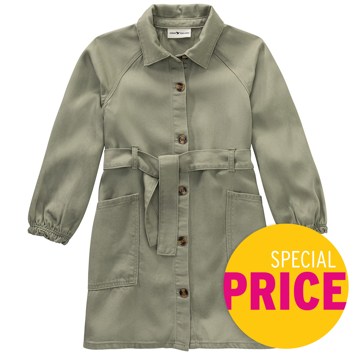 Mädchen Kleid mit Bindegürtel Mädchen Kleid mit Bindegürtel von Topolino