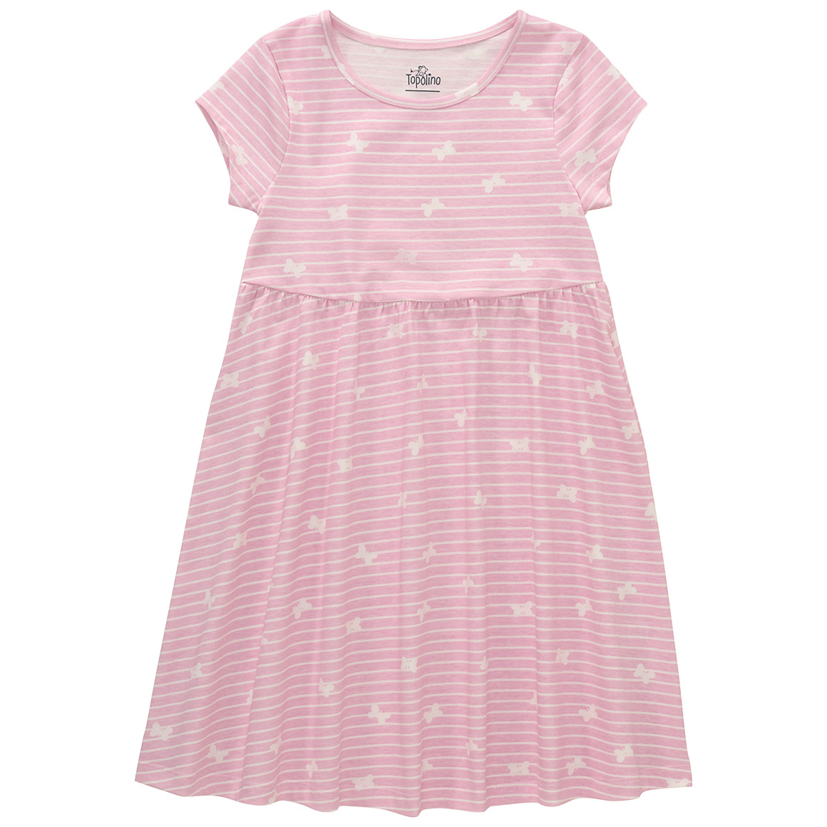 Mädchen Kleid mit Schmetterling-Allover Mädchen Kleid mit Schmetterling-Allover von Topolino
