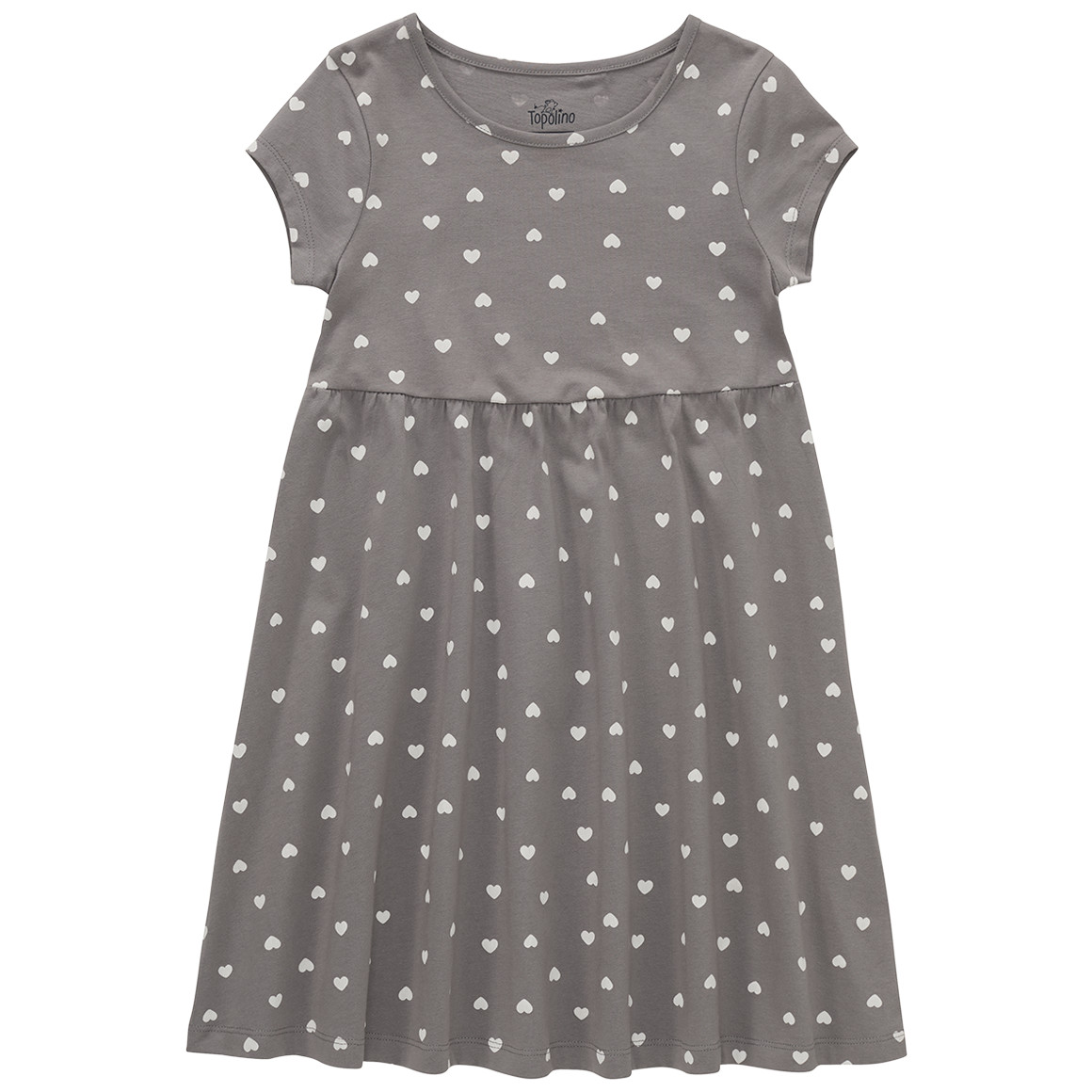 Mädchen Kleid mit Herz-Allover Mädchen Kleid mit Herz-Allover von Topolino