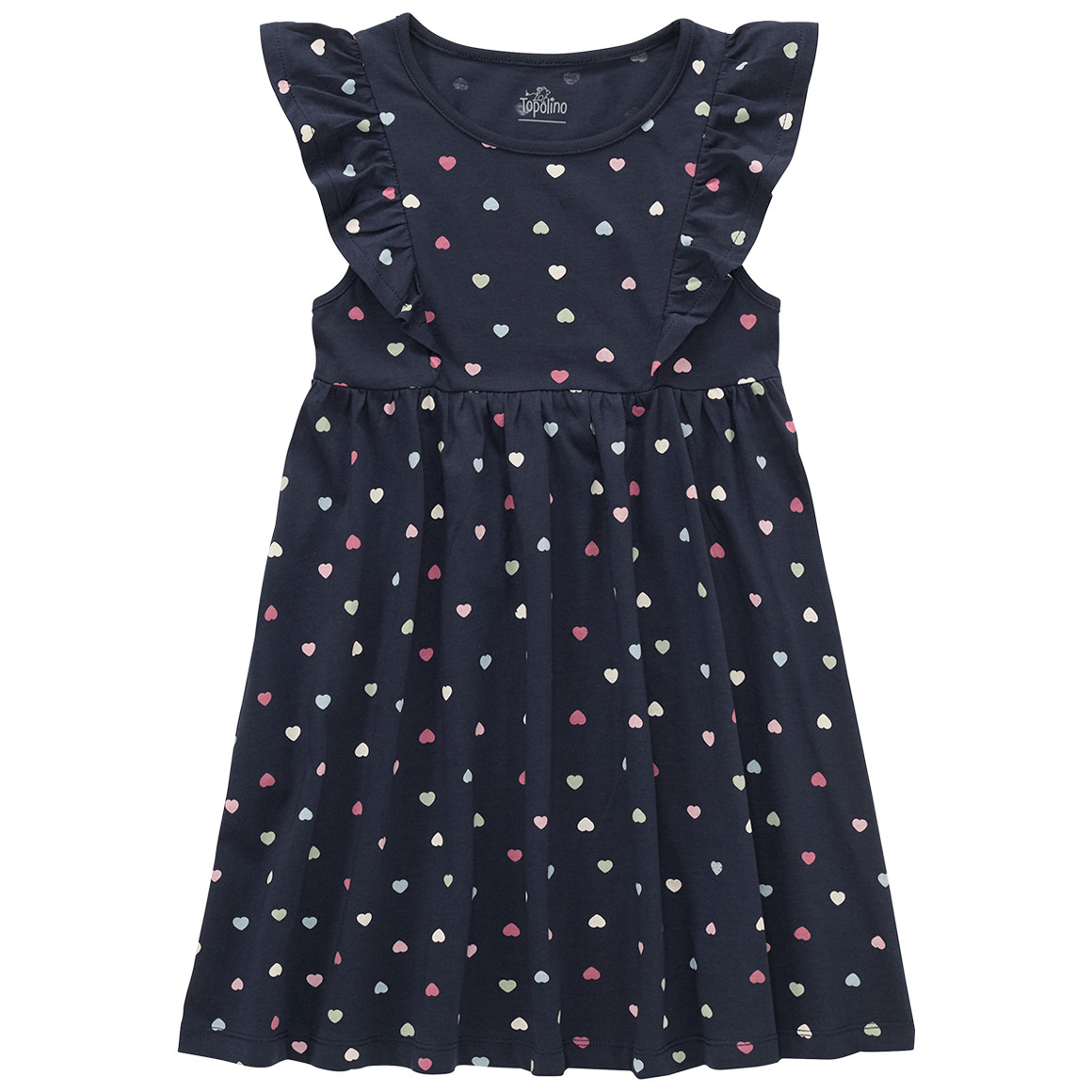 Mädchen Kleid mit Herz-Allover Mädchen Kleid mit Herz-Allover von Topolino