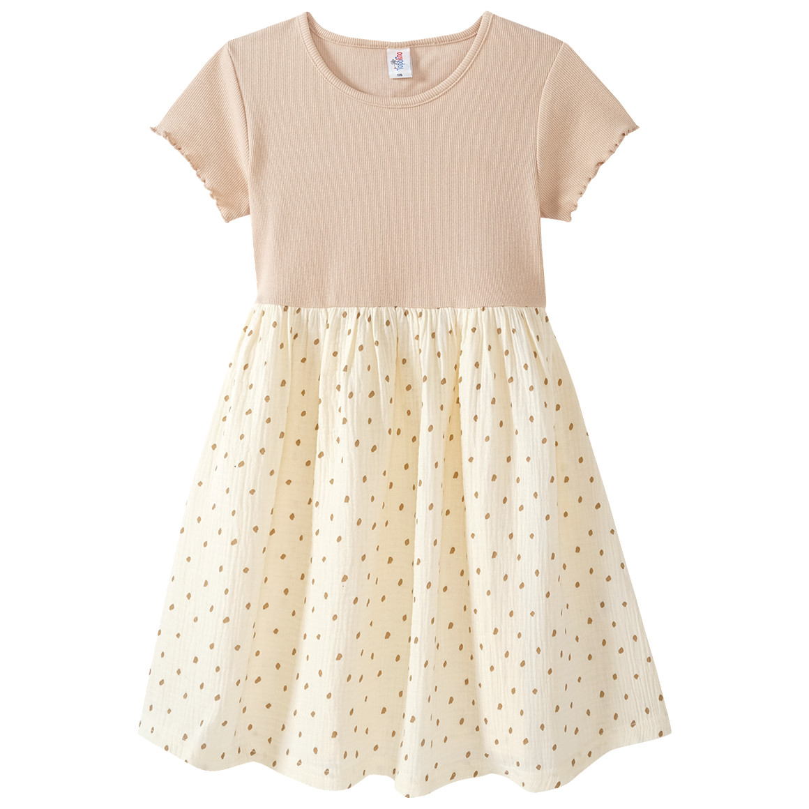 Mädchen Kleid mit Musselin Mädchen Kleid mit Musselin von Topolino