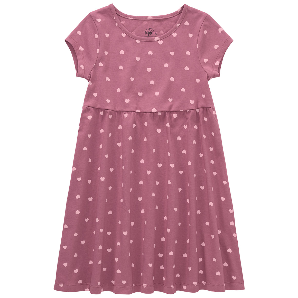 Mädchen Kleid mit Herz-Allover Mädchen Kleid mit Herz-Allover von Topolino