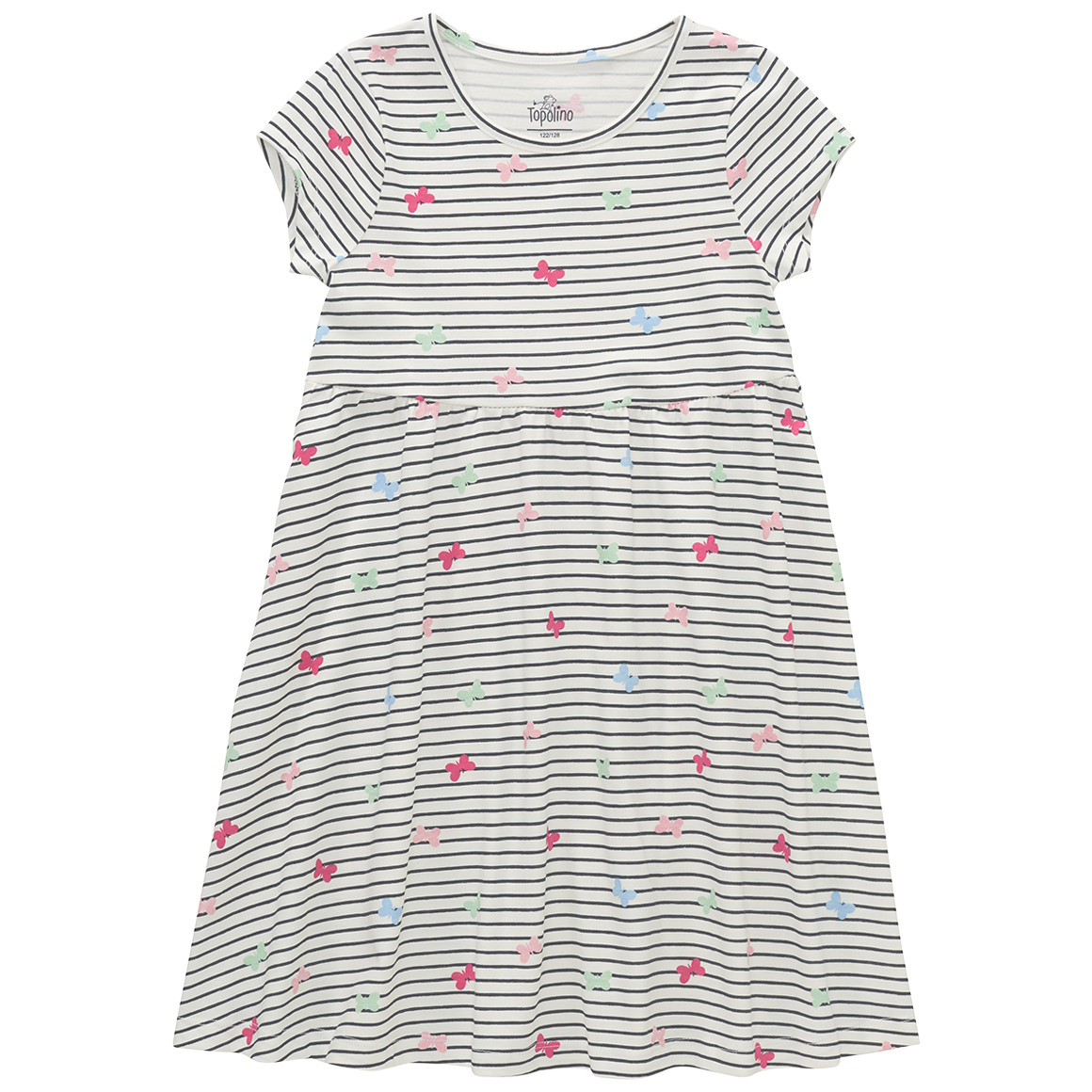 Mädchen Kleid mit Schmetterling-Allover Mädchen Kleid mit Schmetterling-Allover von Topolino
