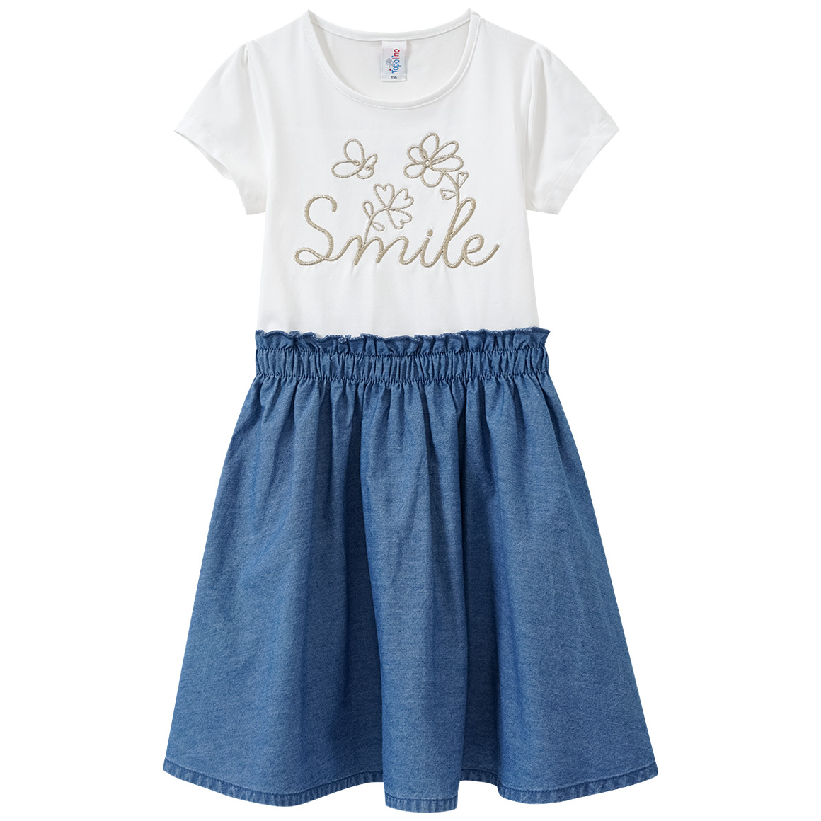 Mädchen Kleid mit Stickerei Mädchen Kleid mit Stickerei von Topolino
