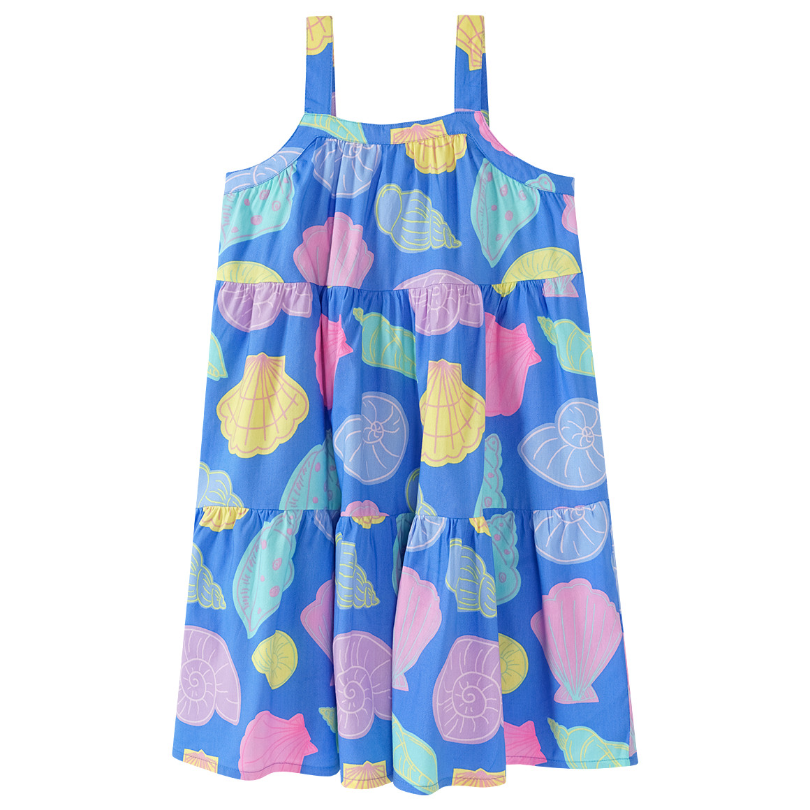 Mädchen Kleid mit bunten Muscheln Mädchen Kleid mit bunten Muscheln von Topolino