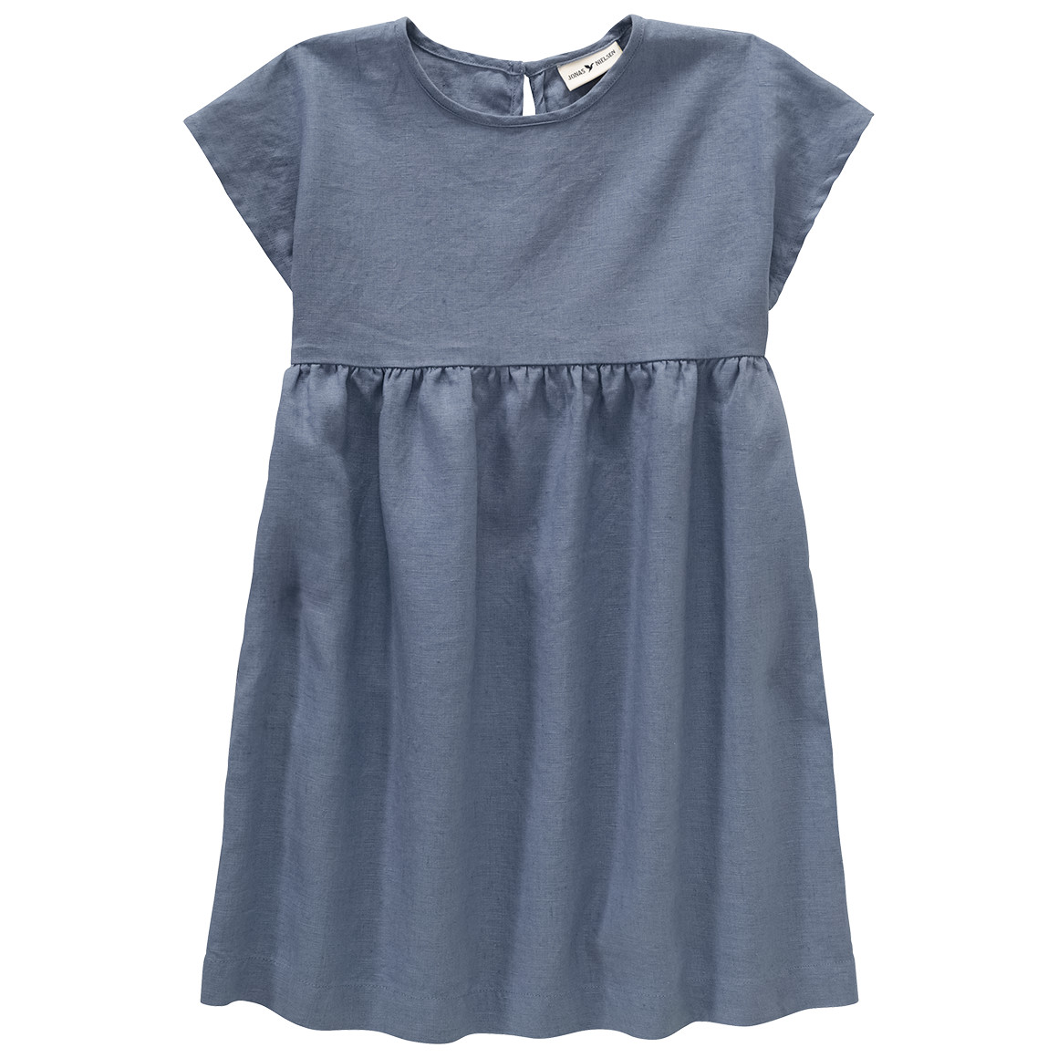 Mädchen Leinen-Kleid mit kurzen Ärmeln Mädchen Leinen-Kleid mit kurzen Ärmeln von Topolino