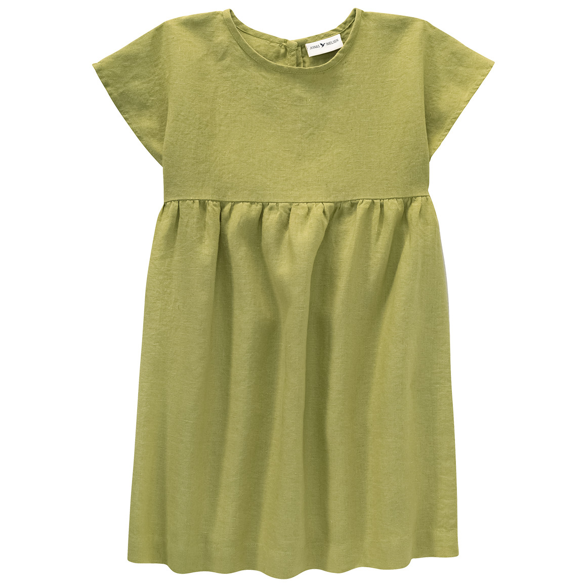 Mädchen Leinen-Kleid mit kurzen Ärmeln Mädchen Leinen-Kleid mit kurzen Ärmeln von Topolino