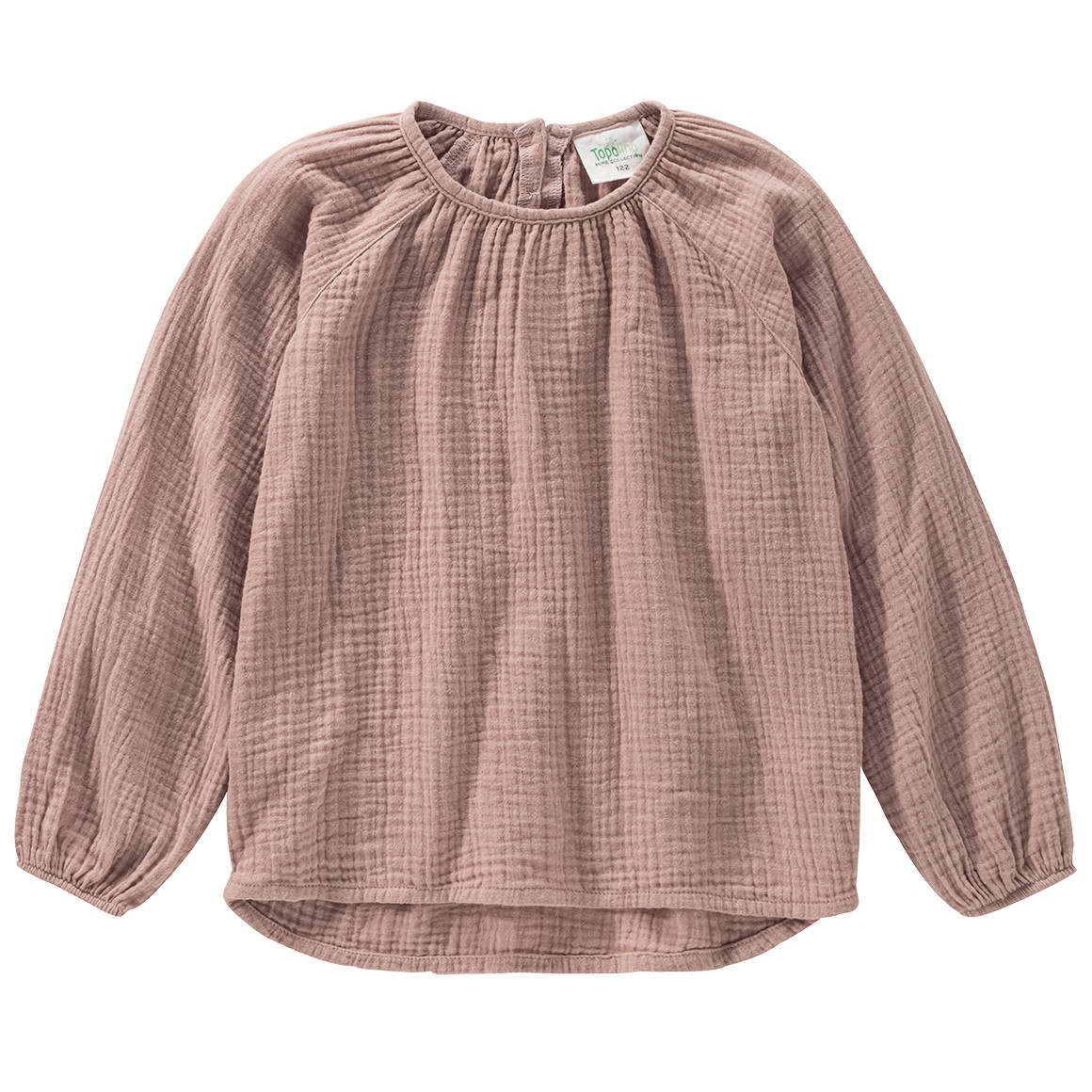 Mädchen Musselin-Bluse mit Raglanärmeln Mädchen Musselin-Bluse mit Raglanärmeln von Topolino