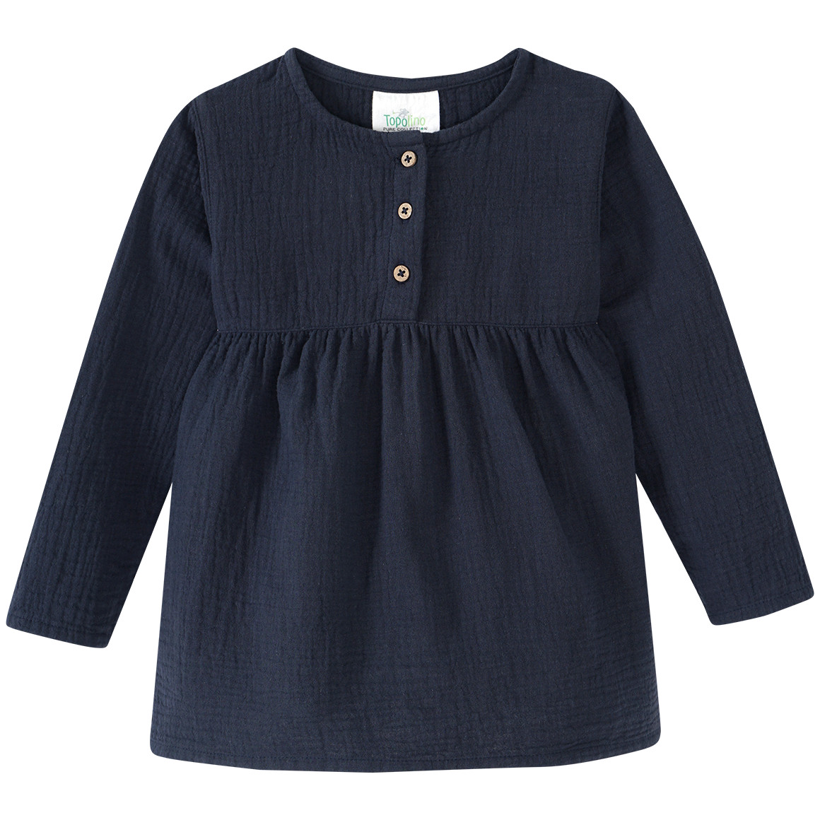 Mädchen Musselin-Blusenshirt mit Teilungsnaht Mädchen Musselin-Blusenshirt mit Teilungsnaht von Topolino