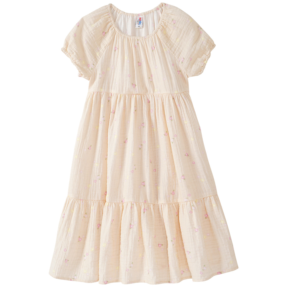 Mädchen Musselin-Kleid aus Bio-Baumwolle Mädchen Musselin-Kleid aus Bio-Baumwolle von Topolino