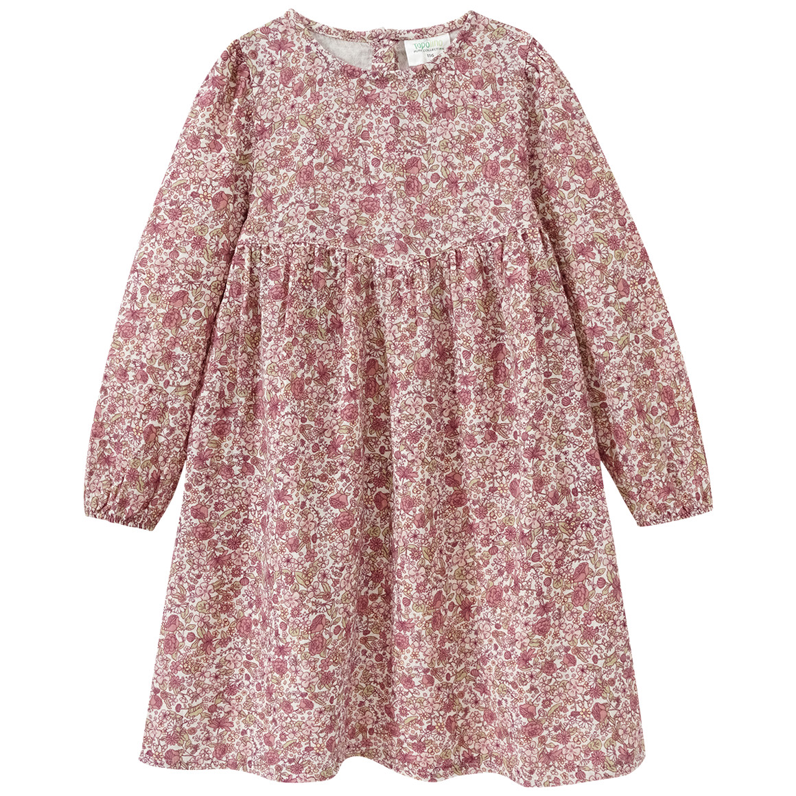 Mädchen Musselin-Kleid mit Blümchen Mädchen Musselin-Kleid mit Blümchen von Topolino