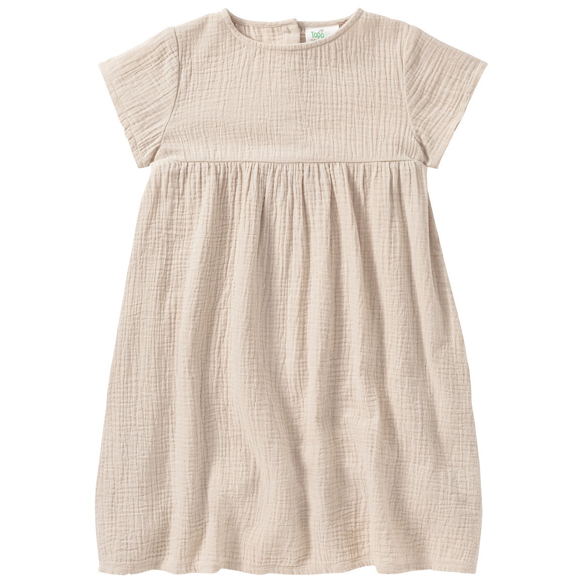 Mädchen Musselin-Kleid mit Teilungsnaht Mädchen Musselin-Kleid mit Teilungsnaht von Topolino