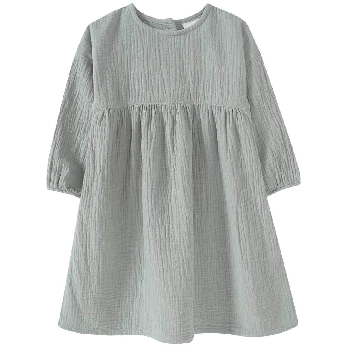Mädchen Musselin-Kleid mit Teilungsnaht Mädchen Musselin-Kleid mit Teilungsnaht von Topolino