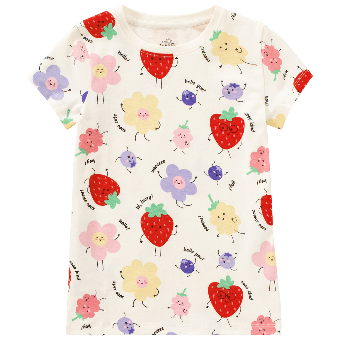 Mädchen T-Shirt mit Allover-Print Mädchen T-Shirt mit Allover-Print von Topolino
