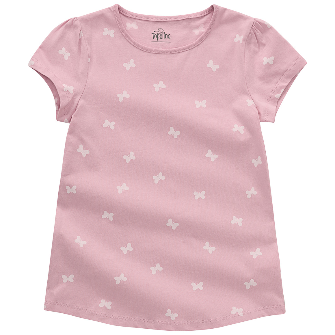 Mädchen T-Shirt mit Schmetterling-Allover Mädchen T-Shirt mit Schmetterling-Allover von Topolino