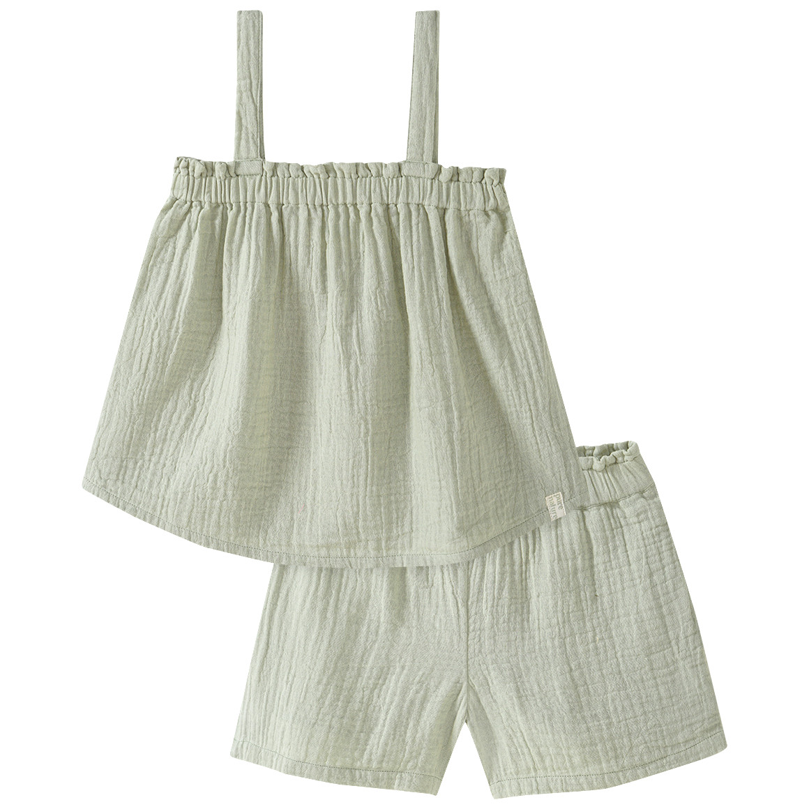 Mädchen Top und Shorts aus Musselin Mädchen Top und Shorts aus Musselin von Topolino