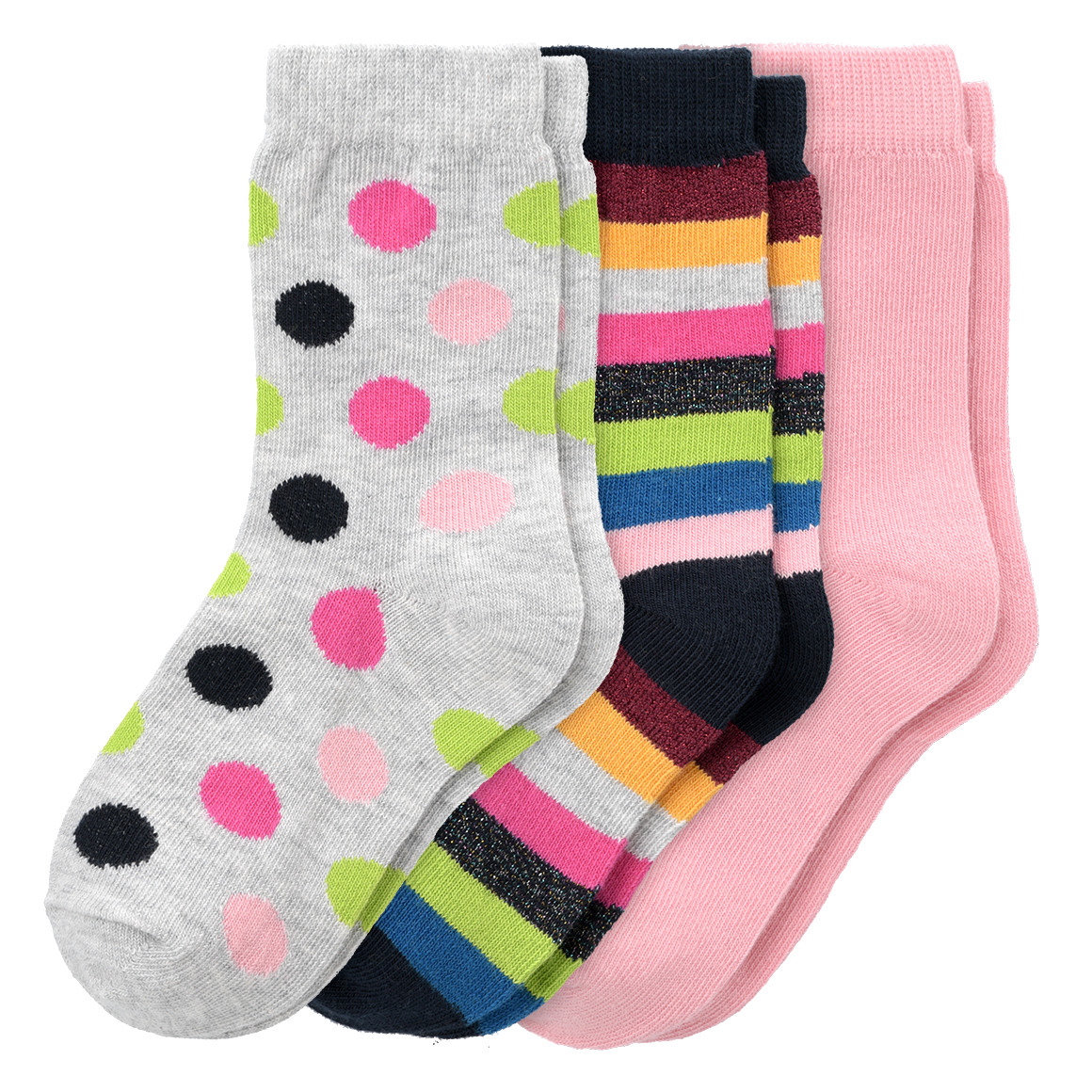 3 Paar Baby Socken in bunten Dessins von Topomini