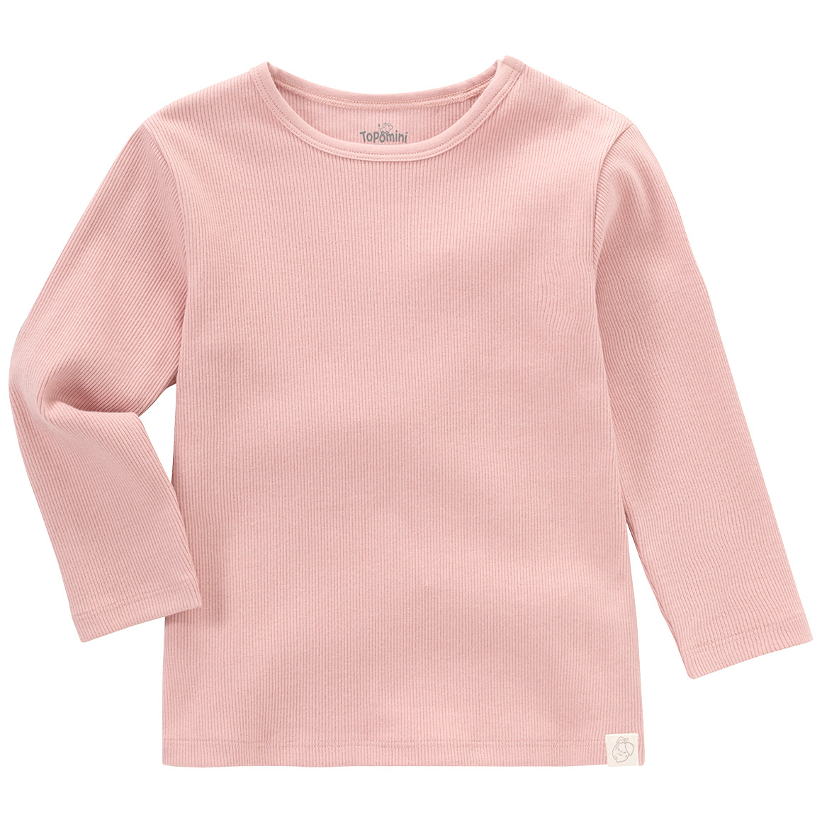 Baby Langarmshirt mit Rippstruktur von Topomini