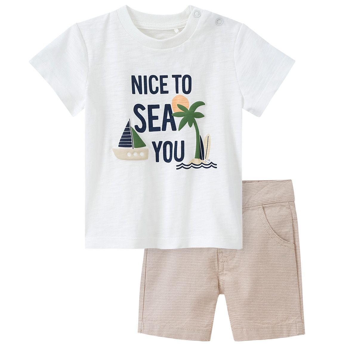 Baby T-Shirt und Shorts im Set von Topomini