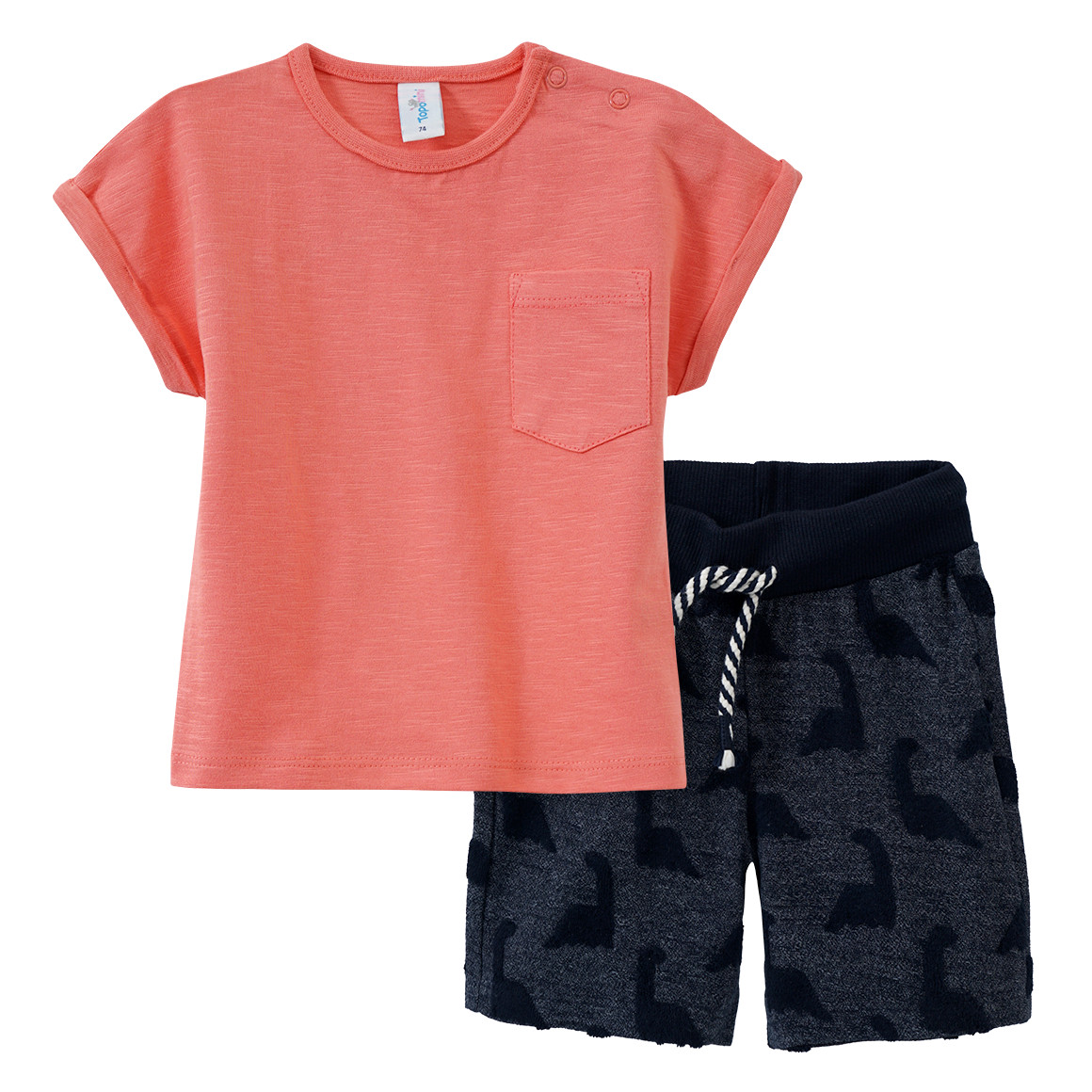 Baby T-Shirt und Shorts im Set von Topomini