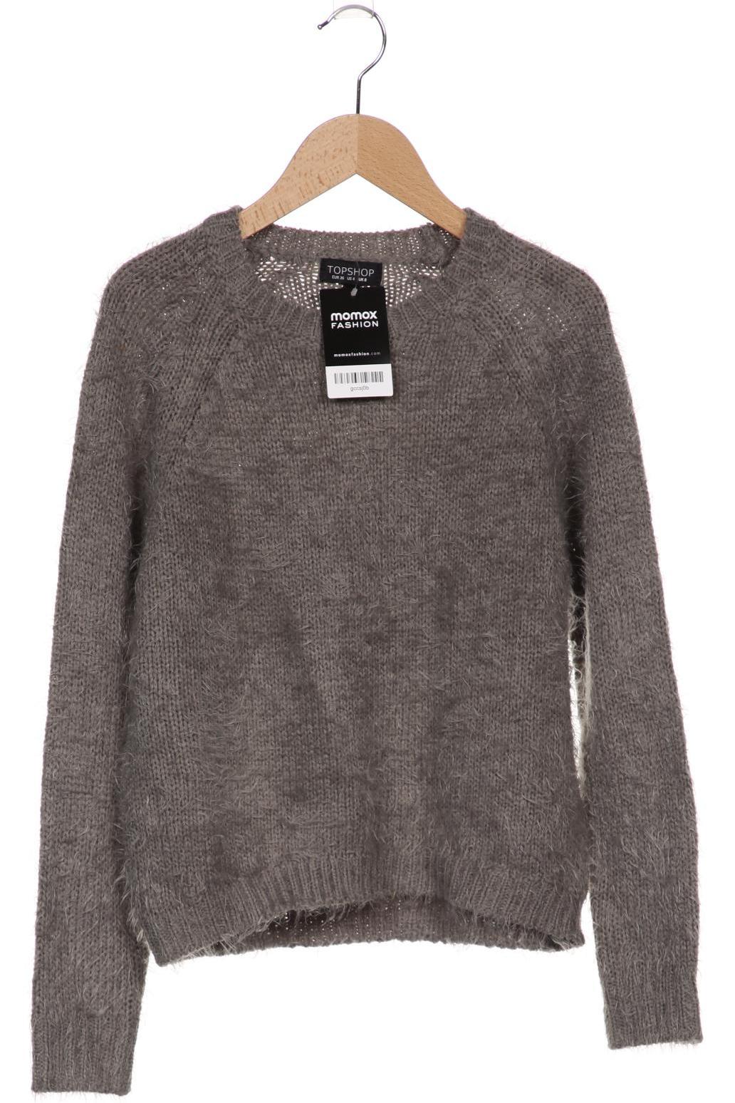 Topshop Damen Pullover, grau, Gr. 36 von Topshop