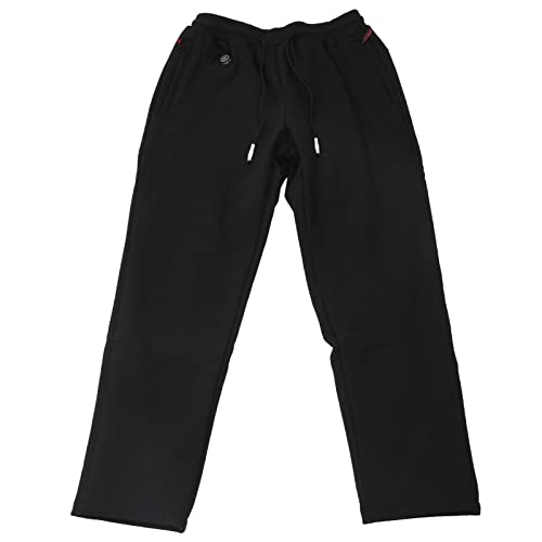 Topyond Beheizte Hose Für Männer Und Frauen, Elektrische Heizhose, Gepolsterte, Lockere, Lässige Thermohose Für Winter-Outdoor-Kletterski, um Warm zu Bleiben, Schwarz(L) von Topyond