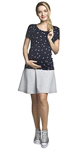 Torelle Damen Umstandsrock, Modell: NIFE, grau, M von Torelle Maternity Wear