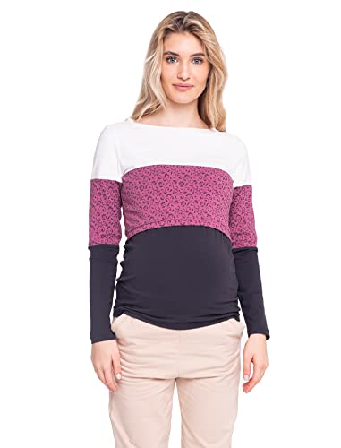 Torelle Maternity Wear Umstandsshirt mit Stillfunktion TUPI (Langarm/Rosa, M) von Torelle Maternity Wear