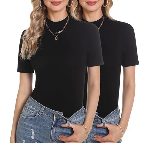 Totatuit Kurzarmpullover Damen Stehkragen Pullover Kurzarm Pulli Frühling Sommer Strickpullover Eng Oberteile mit Stehkragen Totatuit Kurzarmpullover Damen Stehkragen Pullover Kurzarm Pulli Frühling Sommer Strickpullover Eng Oberteile mit Stehkragen von Totatuit