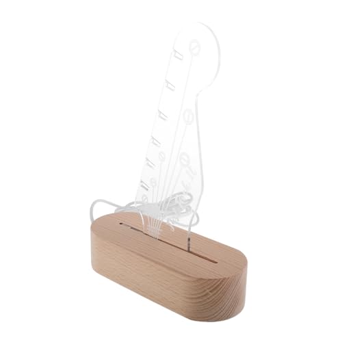 Totority Lichtender Gitarren-Pick- Aus Holz Mit Kopfplatten-Form Praktischer Aufbewahrungsständer Für Gitarren-Picks Inklusive Nachtlicht Und Eleganter Akryl-Konstruktion Totority Lichtender Gitarren-Pick- Aus Holz Mit Kopfplatten-Form Praktischer Aufbewahrungsständer Für Gitarren-Picks Inklusive Nachtlicht Und Eleganter Akryl-Konstruktion von Totority