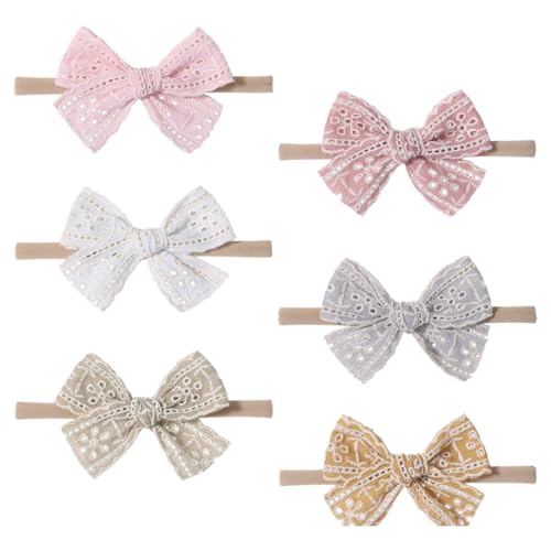 Toyvian 12 Stk Baby Stirnband Für Kinder Dehnbares Haar Bandanas Für Kinder Baby-stirnbänder Mit Schleifen Bowknot-haarband Kleines Mädchen Verbeugt Sich Stoff Kleinkind Schal Neugeboren von Toyvian