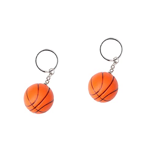 Toyvian 2st Sport-souvenir-geschenke Basketball-süßigkeiten Basketball-geschenke Urlaub Tasche Anhänger Belohnungsgeschenke Für Den Schulkarneval Sportdekor Kind Schlüsselanhänger Charme von Toyvian