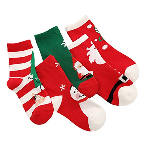 Toyvian 5 Paare Kinder Weihnachtssocken Jungen ädchen Kleinkind Baby Baumwollsocken Urlaubssocken Warme Wintersocken 8-3 / 12 Jahre XL Toyvian 5 Paare Kinder Weihnachtssocken Jungen ädchen Kleinkind Baby Baumwollsocken Urlaubssocken Warme Wintersocken 8-3 / 12 Jahre XL von Toyvian