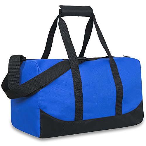 Trail maker 30 Liter, 17 Zoll Segeltuch-Sacktaschen für Damen und Herren Reisewochenende Übernacht-Handgepäck-Tragetaschen (blau) von Trail maker